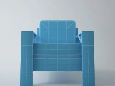 Armchair Carpenter 3D model