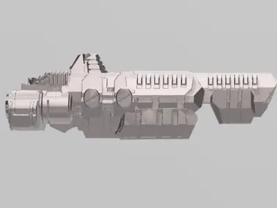 FLEET CORE - SG6 FED UNION FRIGATE 3D print model