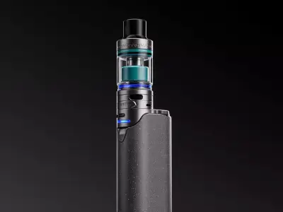 Sleek Modern Vape Device with LED Indicator 3D model