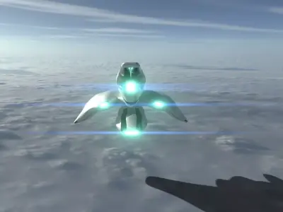 Bomber Spaceship 3D model