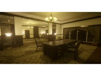 Vintage Office Low-poly 3D model
