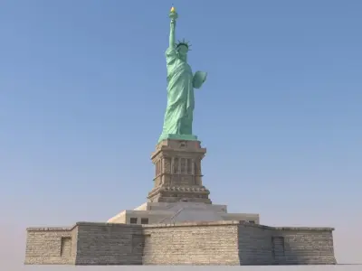 Statue of liberty 3D model