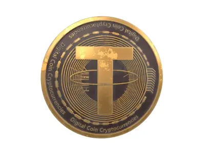 Tether USDT Coin v4 002 3D model