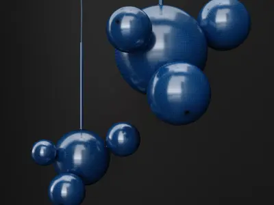 Giopato and Coombes Bolle 4 Bubble Frostblack 3D model