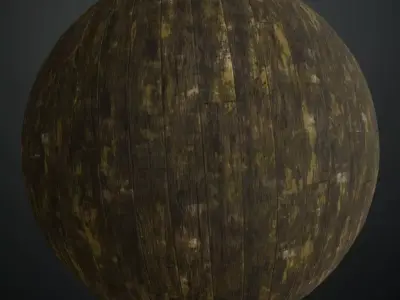 Natural Cedar Wood Grain Surface PBR Seamless Texture