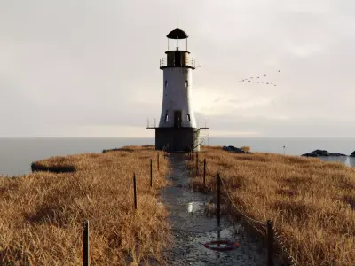 Lighthouse 3d Scene 3D model