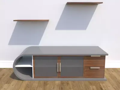 TV Stand 3D model