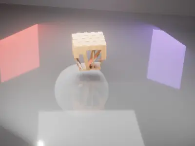 table2 cube in minecraft 3D model