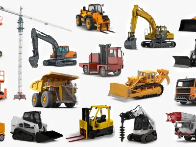  Industrial Vehicles Big Collection(1) 