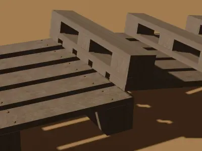 Pallet 3D model