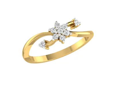 Women Ring  Render 3dm STL OBJ FBX Details 3D print model 283