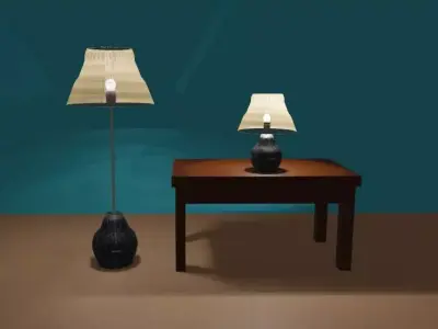 Lamp Shades 3D model