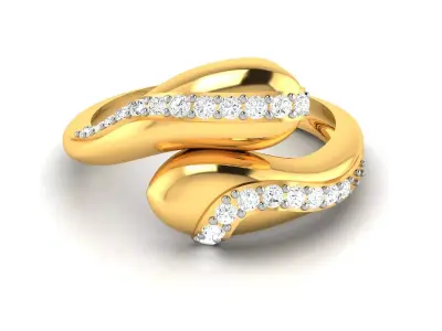 Women Ring 3D print model 53