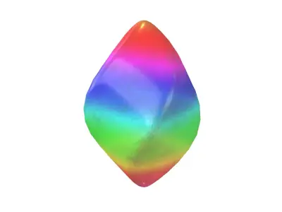 Gem v11 008 Low-poly 3D model