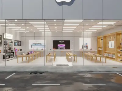 Apple Store 3D model
