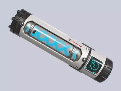 Scifi vial collection 3D Model Pack