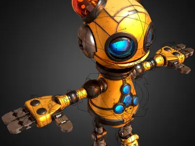 Kit KT-7461 - Ratchet y Clank Game 3D model
