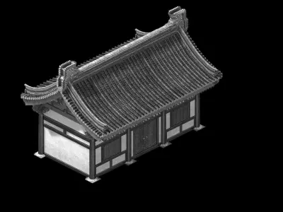 Song dynasty-side room 01 3D model