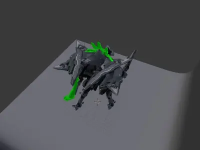 halo 4 models  Ranger and Light rifle 3D model