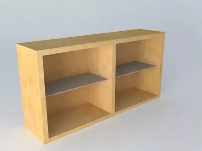 Cabinet Shelves DOORS HD2FS 6 12 BRW Milano Oak 3D model