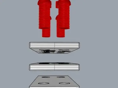 two floors 3D print model