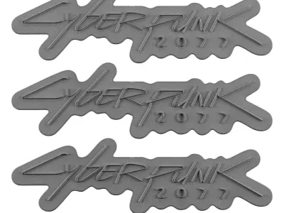 Cyberpunk2077 Neon Sign 3D model