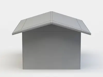 House oriel Low-poly 3D model