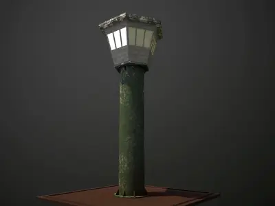Guard Tower 01 Low-poly 3D model purchase