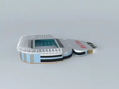 Ricoh Expanded stadium Free 3D model