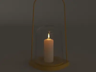 Bell Lantern by Martin Solem for Skagerak 3D model