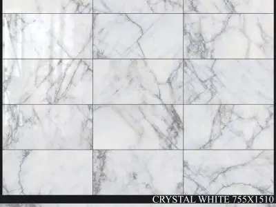 Peronda Crystal White 755x1510 3D model