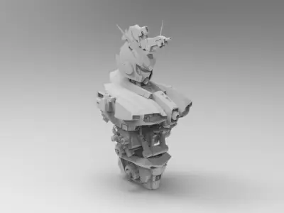 Dark Egnies Bust 3D model