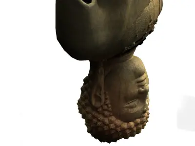 Game Model - Kashayana Buddha Forest Crown 2 3D model