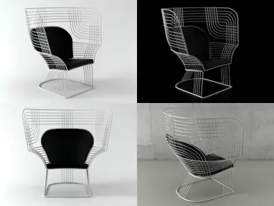 Link Easy Chair 3D model