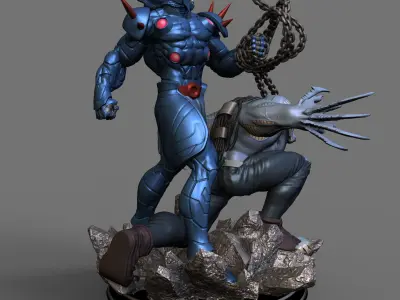  General ZOD and Eqqus Superman villains STL 3d printing 3D print model