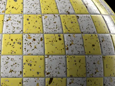 Terrazzo Materials 14- Terrazo Tiling Pbr 4k Seamless Texture