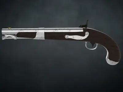 Pirate pistol 3D model