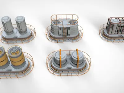 Sci Fi Modular Environment 7 3D model