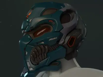 Helmet 022 03 3D model