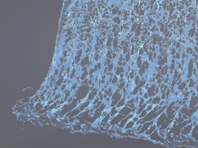 Fountain potok 3D model