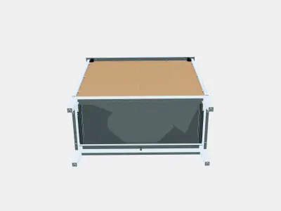 IDANAS Chest of 4 drawers 3D model