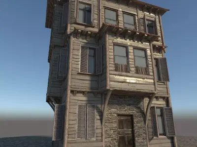Old Wooden House 3D model