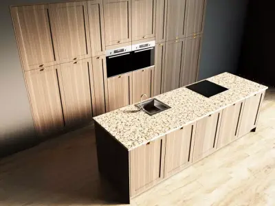 2-Kitchen2 texture 1 3D model