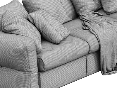Newbridge Sofa by Flexform 3 seater 3D model