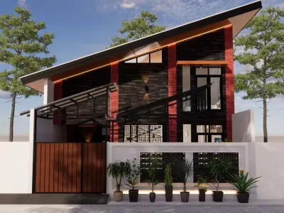 3D Home Exterior and Interior Design Package 3 3D model