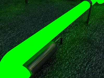 Exit Neon Sign 3D model