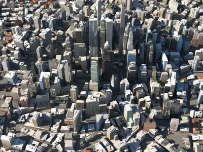 City 120 Low-poly 3D model