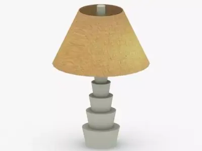 1365 - Table Lamp Low-poly 3D model