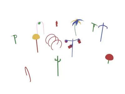 Playground splash zone 3D model