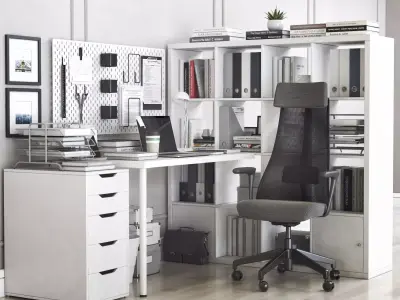Office workplace 38 3D model